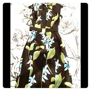 Tommy Hilfiger tropical midi dress size 4